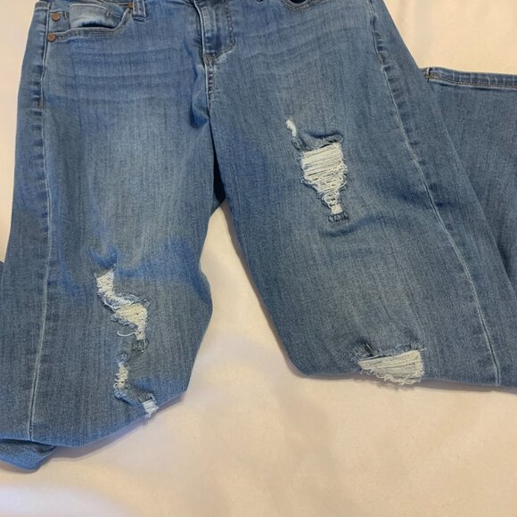 Liverpool the crop boyfriend distressed jeans size 6/28. - Picture 3 of 12